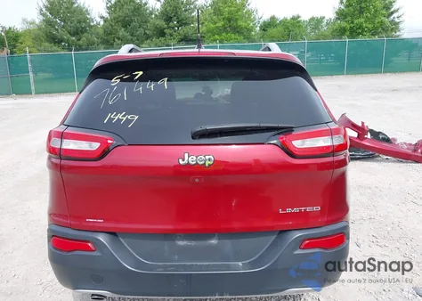 2015 Jeep Cherokee Limited from USA, damaged, VIN 1C4PJLDB4FW761449